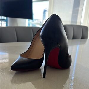 Christian Louboutin Black and Red Heels